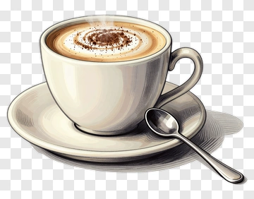 Coffee Cup With Spoon PNG