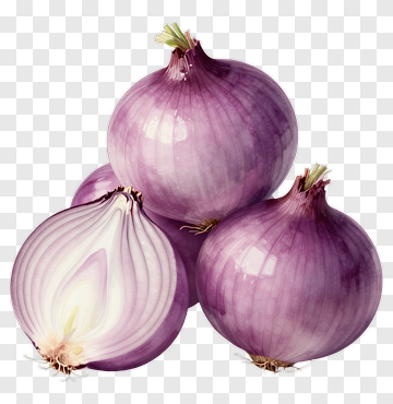 Purple Onion Stack PNG