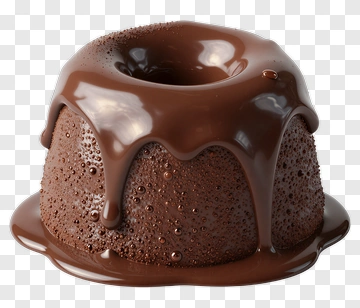 Chocolate Bundt Cake With Dripping Ganache PNG