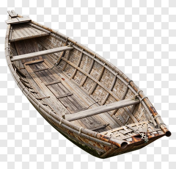 Wooden Fishing Boat PNG