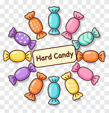 Colorful Hard Candy Arrangement PNG