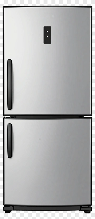 Stainless Steel Refrigerator PNG