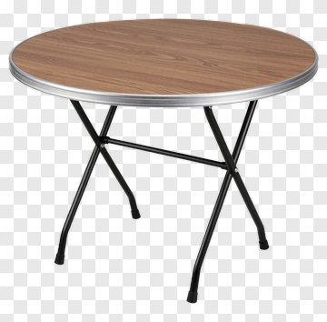 Round Folding Table PNG