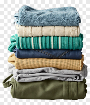 Stack Of Folded Clothes PNG