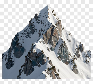 Snow-Capped Mountain Peak PNG