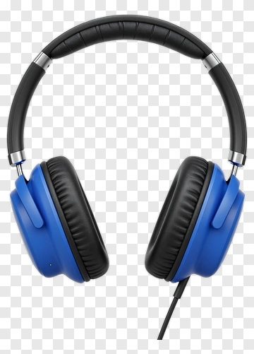 Blue Headphones PNG