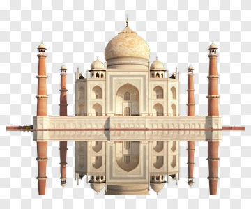 Taj Mahal Reflection PNG