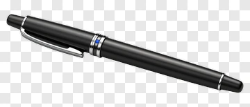 Black Fountain Pen PNG