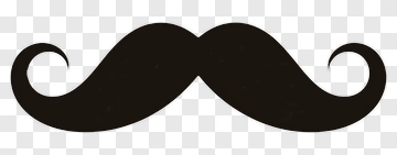 Black Mustache PNG