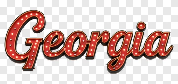 Georgia Sign With Lights PNG