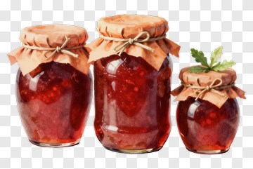 Jar Of Strawberry Jam PNG