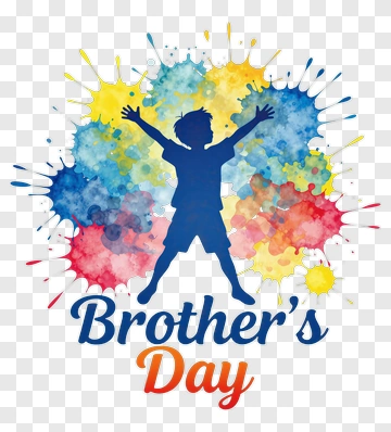 Brother's Day Celebration PNG