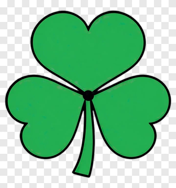 Green Shamrock Leaf PNG