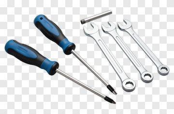 Screwdrivers And Wrenches Set PNG