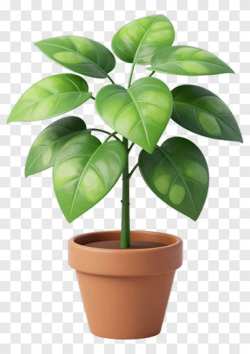 Potted Green Plant PNG
