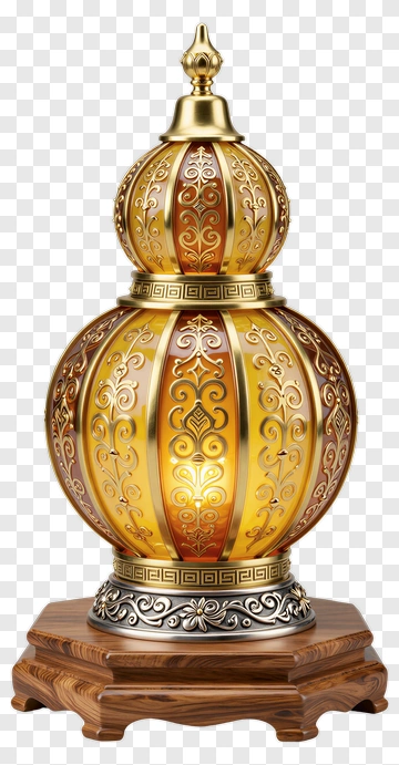 Decorative Lantern With Intricate Design PNG