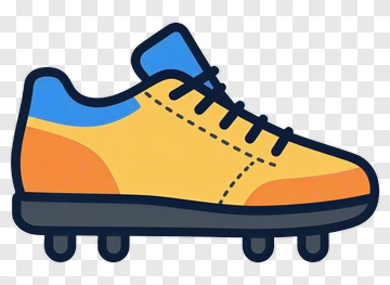 Colorful Soccer Shoe PNG