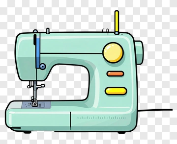 Cartoon Sewing Machine PNG