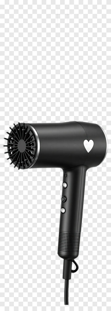 Black Hair Dryer PNG