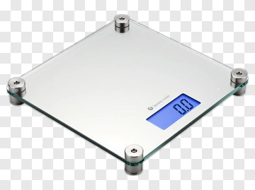 Digital Glass Kitchen Scale PNG