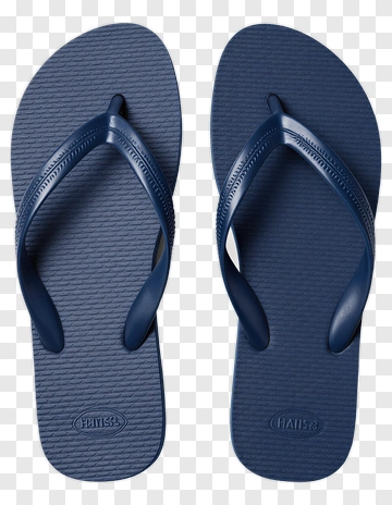 Navy Flip Flops PNG