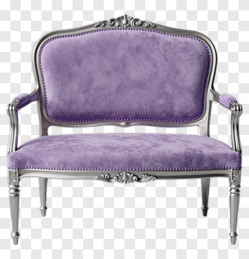 Purple Vintage Loveseat PNG