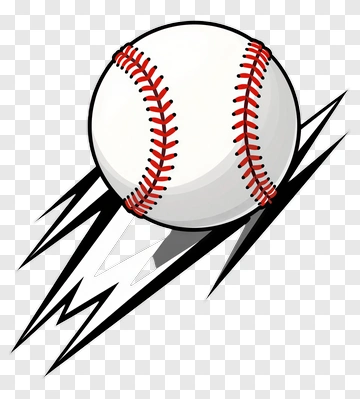 Baseball Flying Through The Air PNG