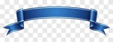 Blue Ribbon Banner PNG