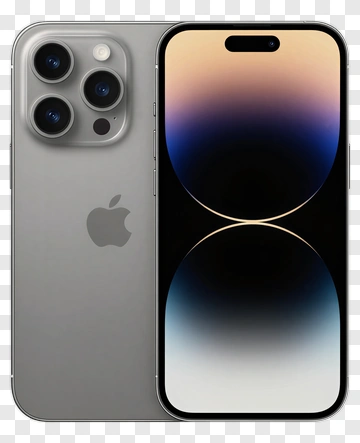 Smartphone With Gradient Display PNG