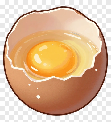 Cracked Egg With Yolk PNG