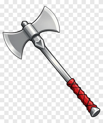 Cartoon Battle Axe PNG