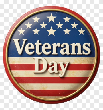 Veterans Day Badge PNG
