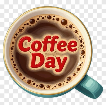 Coffee Day Mug With Coffee PNG