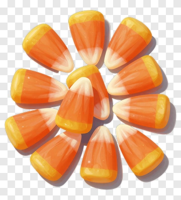Candy Corn Composition PNG