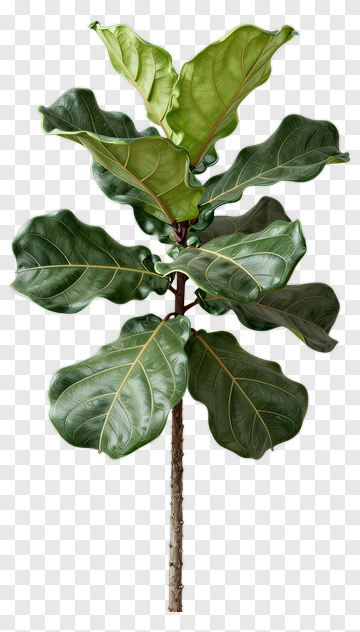 Fiddle Leaf Fig Plant PNG