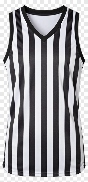 Basketball Referee Jersey PNG