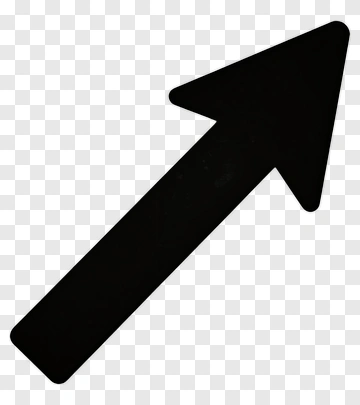 Black Arrow Pointing Upwards PNG