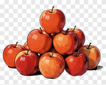 Stack Of Red Apples PNG