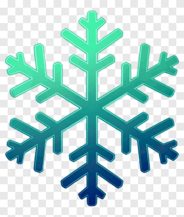 Gradient Snowflake PNG
