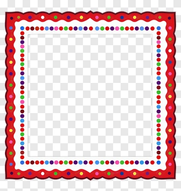 Colorful Decorative Frame PNG