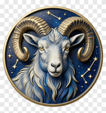 Aries Zodiac Sign Illustration PNG