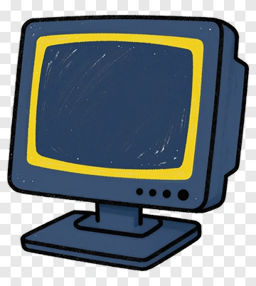 Cartoon Computer Monitor PNG