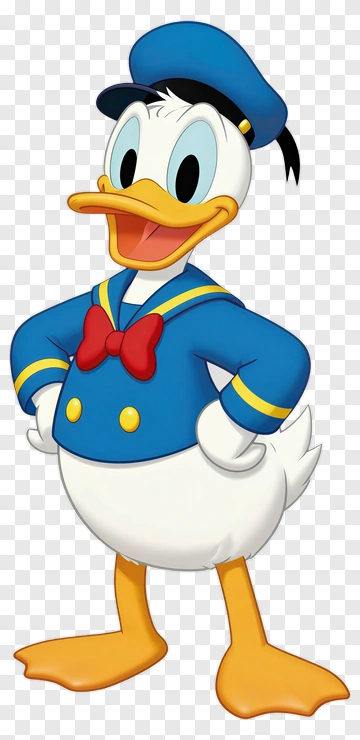 Donald Duck Cartoon Character PNG