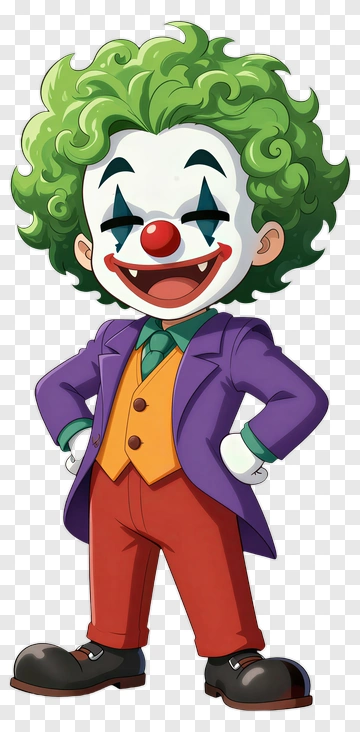 Cartoon Clown Character PNG