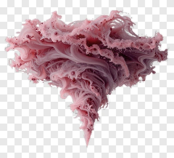 Abstract Pink Swirling Shape PNG