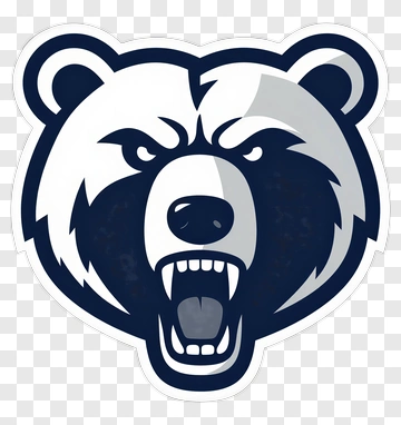 Angry Bear Head Logo PNG