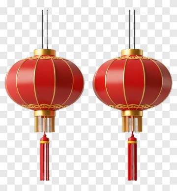 Red Chinese Lanterns PNG