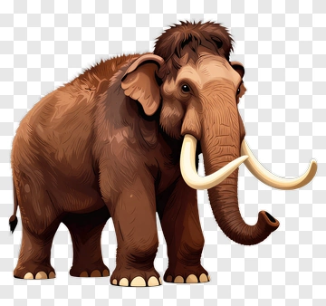 Cartoon Mammoth PNG