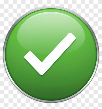 Green Check Mark Icon PNG