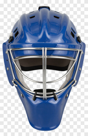 Blue Baseball Catcher's Helmet PNG